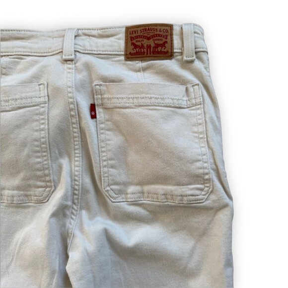 Levi's 721 High Rise Skinny Jeans in Cream Size 28 - Picture 5 of 6